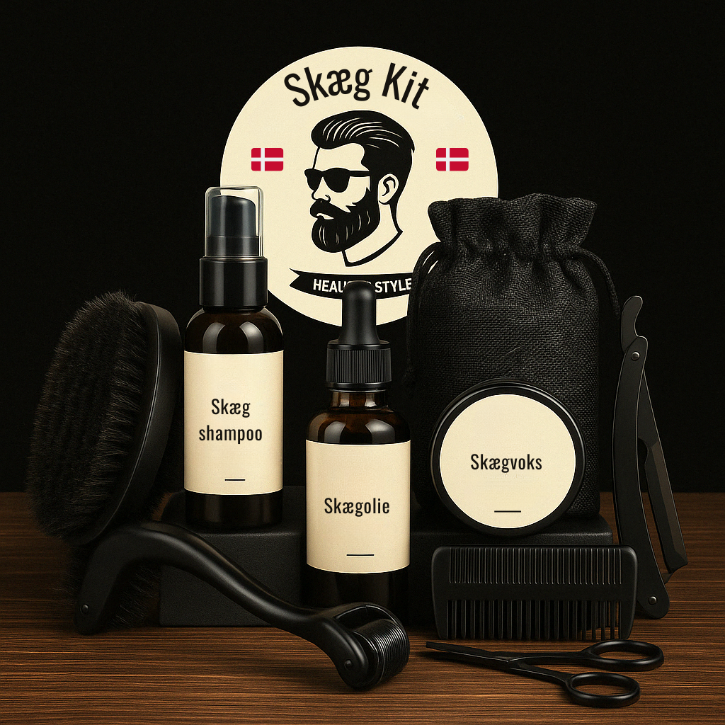 Skægpleje Kit (Perfekt til manden) - Komplet Skægplejekit