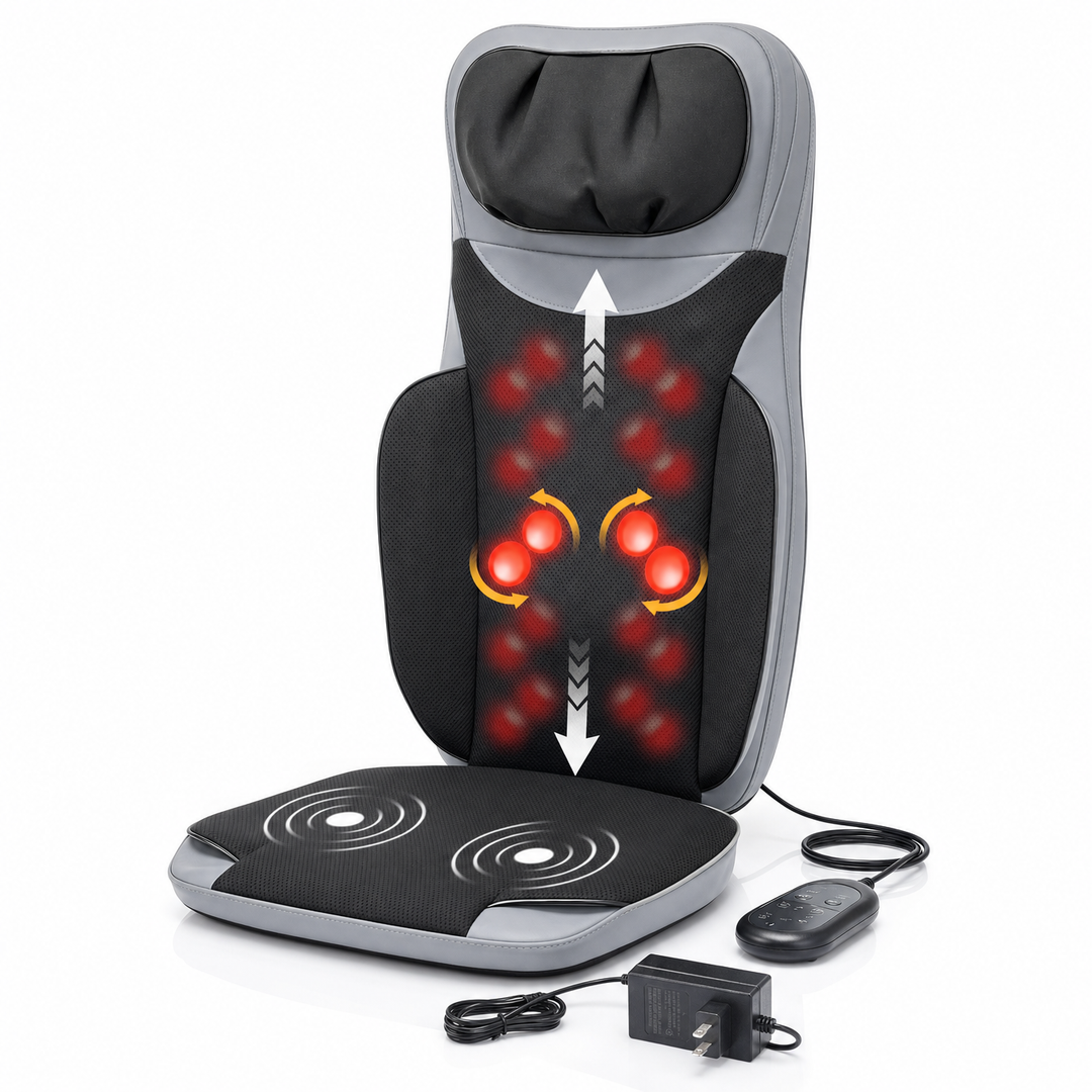 ShiatsuComfort+ - Elektrisk Massagestol Med Shiatsu Funktion